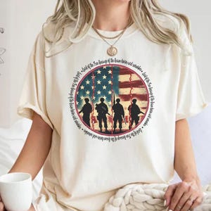 Comfort Colors American Flag Heart Shirt: Patriotic Memorial Day Tee