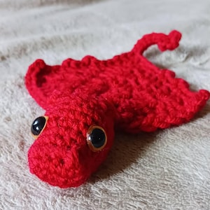 Crocheted Pocket Dragon - Red