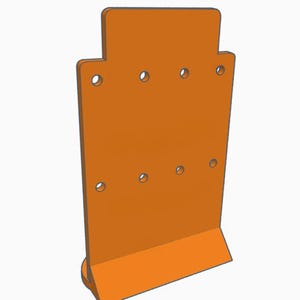 3D Printable Keychain Display Stand - STL File for Key Holder Organizer - Digital Download for 3D Printing