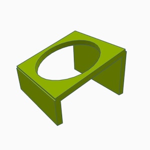 3D Printable Elevated Pet Bowl Stand | Raised Dog & Cat Feeder | Pet Food Bowl Holder | Digital STL File for 3D Printing