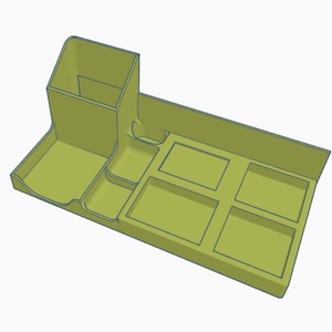 3D Printable Desk Organizer STL File - Pen Holder & Office Storage