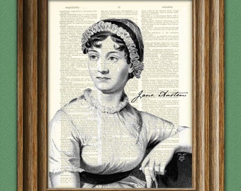 Jane Austen Portrait Etsy