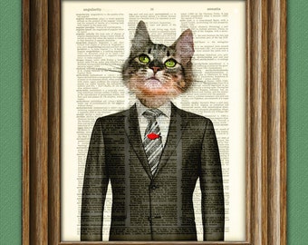 business cat tie collar