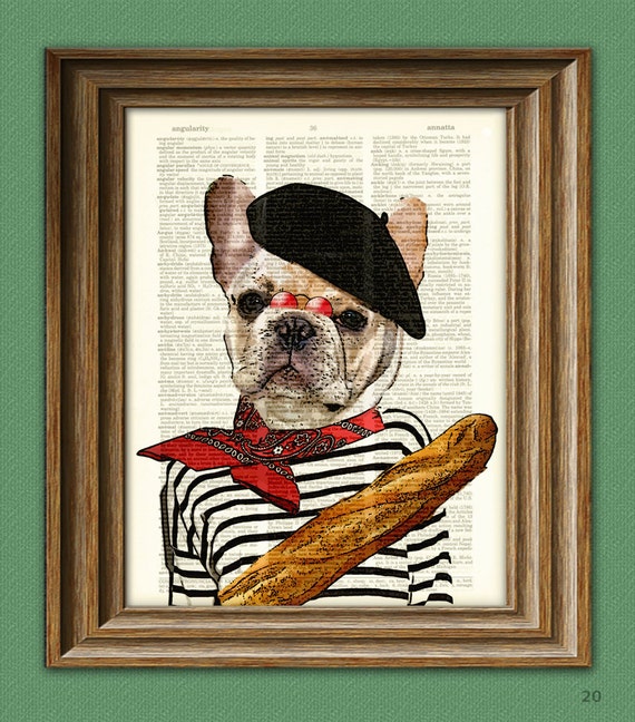 french bulldog with beret