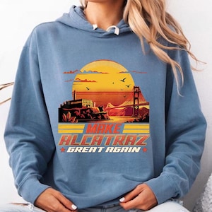 Make Alcatraz Great Wieder Png - MAGA Png, Trump Lustiges Design, lustiges politisches Statement-T-Shirt, Vintage Retro MAGA Geschenk