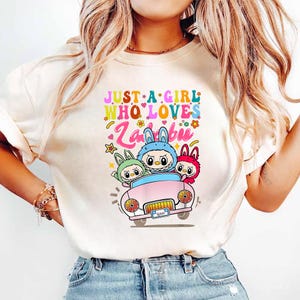Just A Girl Who Loves Labubu Png, Labubu Cute Png, Labubu The Monsters Meme Png,Labubu Characters Designs, Sublimation Design