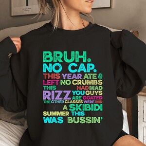 Gen A Slang Teachers Happy Last Day of School 2025 Funny Png, Bruh No Cap png, Summer teacher Png, Last Day Of School Quote Png