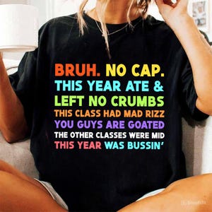 Gen A Slang Teachers Happy Last Day of School 2025 Funny Png, Bruh No Cap png, Summer teacher Png, Last Day Of School Quote Png