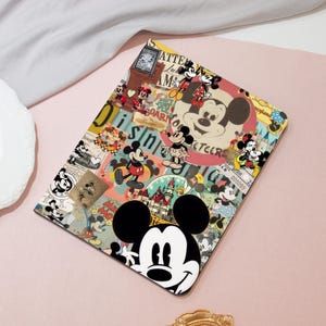 Cartoon Mouse Stylish iPad Case Detachable Back Cover for iPad Pro Air 11" 13" 2024,Mini 7th gen 2024,iPad 10th gen 2022,All new iPAD Case