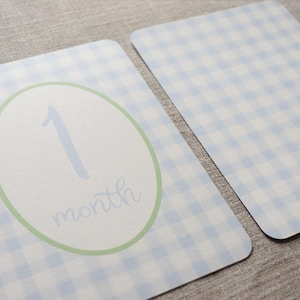 Cartes d'étape mensuelles pour bébé - accessoires photo de bébé pour la première année - cartes mensuelles pour nouveau-né - cadeau de baby shower - souvenir de bébé - bébé garçon