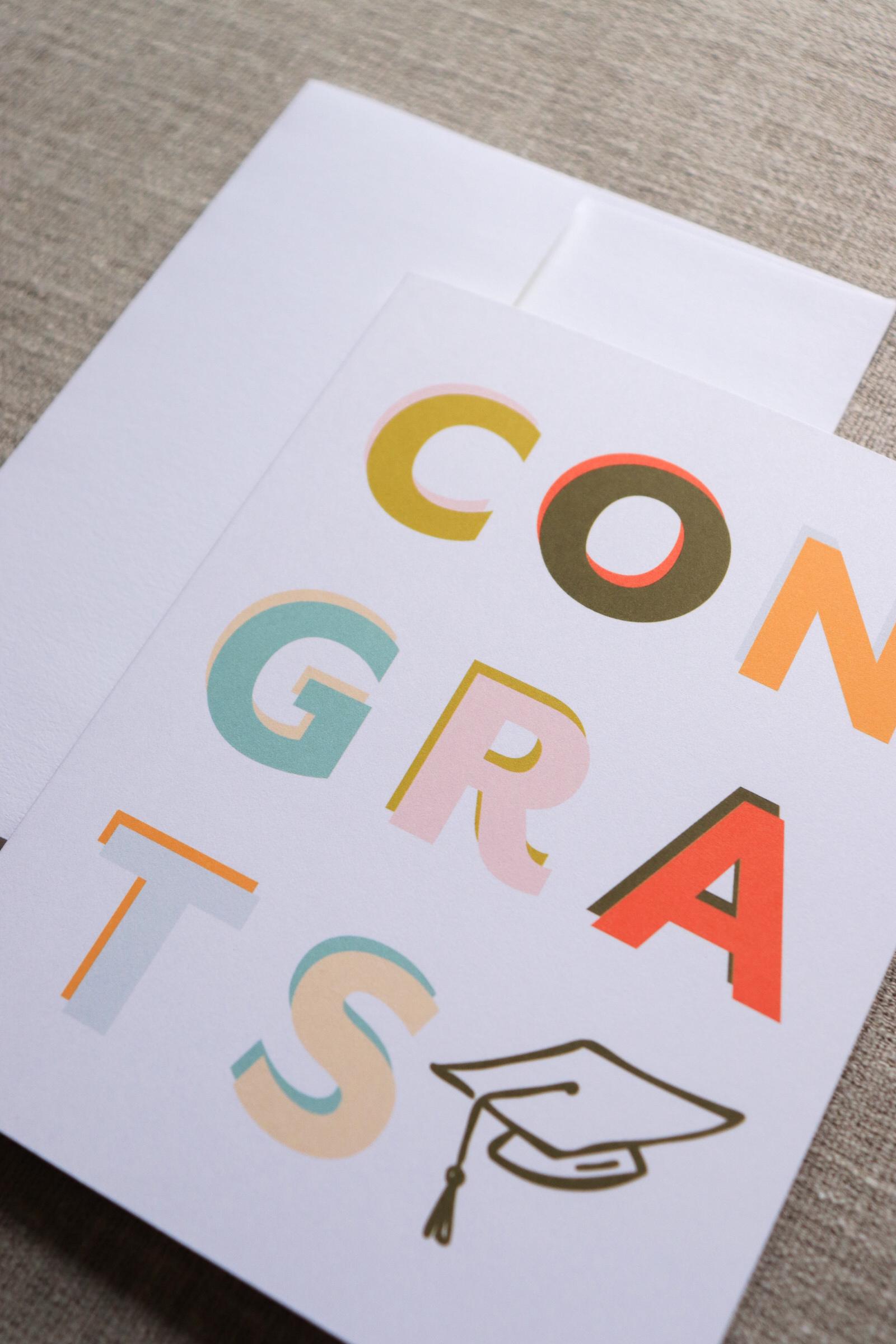 Graduation Card - Congratulations Card - Graduate Greeting Card - High ...