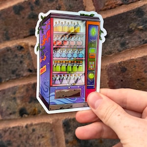 Japanese Magic Vendine Machine Holo Sticker