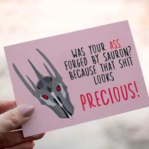 LOTR Ass Forged By Sauron-wenskaart