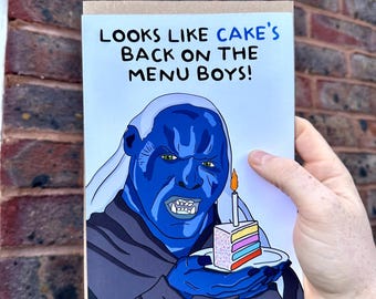 Le gâteau d'anniversaire LOTR est de retour sur la carte | Carte d'anniversaire LOTR
