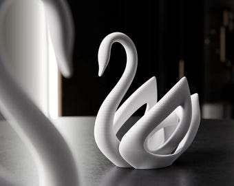 Elegant swan sculpture – Timeless elegance for your home