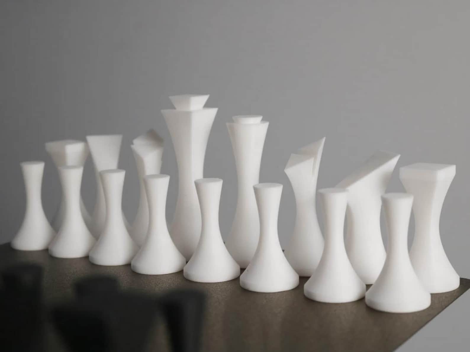 Designer Chess Pieces - Minimalist - Modern - Stylish - Elegant and ...