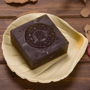 African Black Soap | Herbal Soap with Cordyceps Sinensis |  Natural Soap |  Handmade Soap | Tibetan Herbal Soap