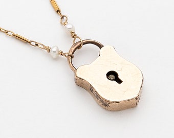 ■VINTAGE HOLLYWOOD■ Porte Love Lock Necklace VH2379NE001B il_340x270.5723957377_g8dn.jpg