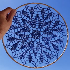 Crochet Mandala Pattern, Crochet Pattern,  Boho home decor, Wall hanging, Mandala Doily Pattern, DIY Crochet