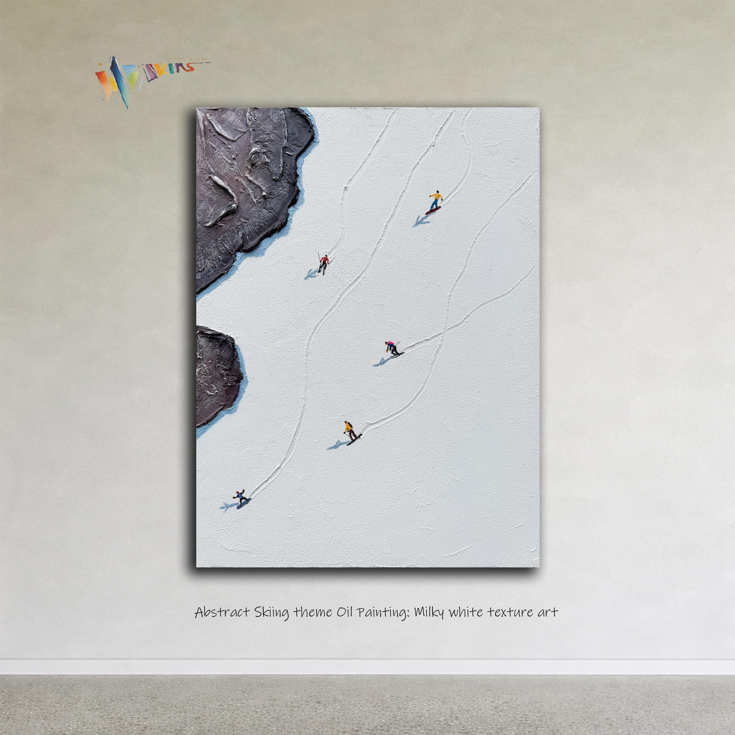 Werner bronkhorst ski painting - Etsy 日本