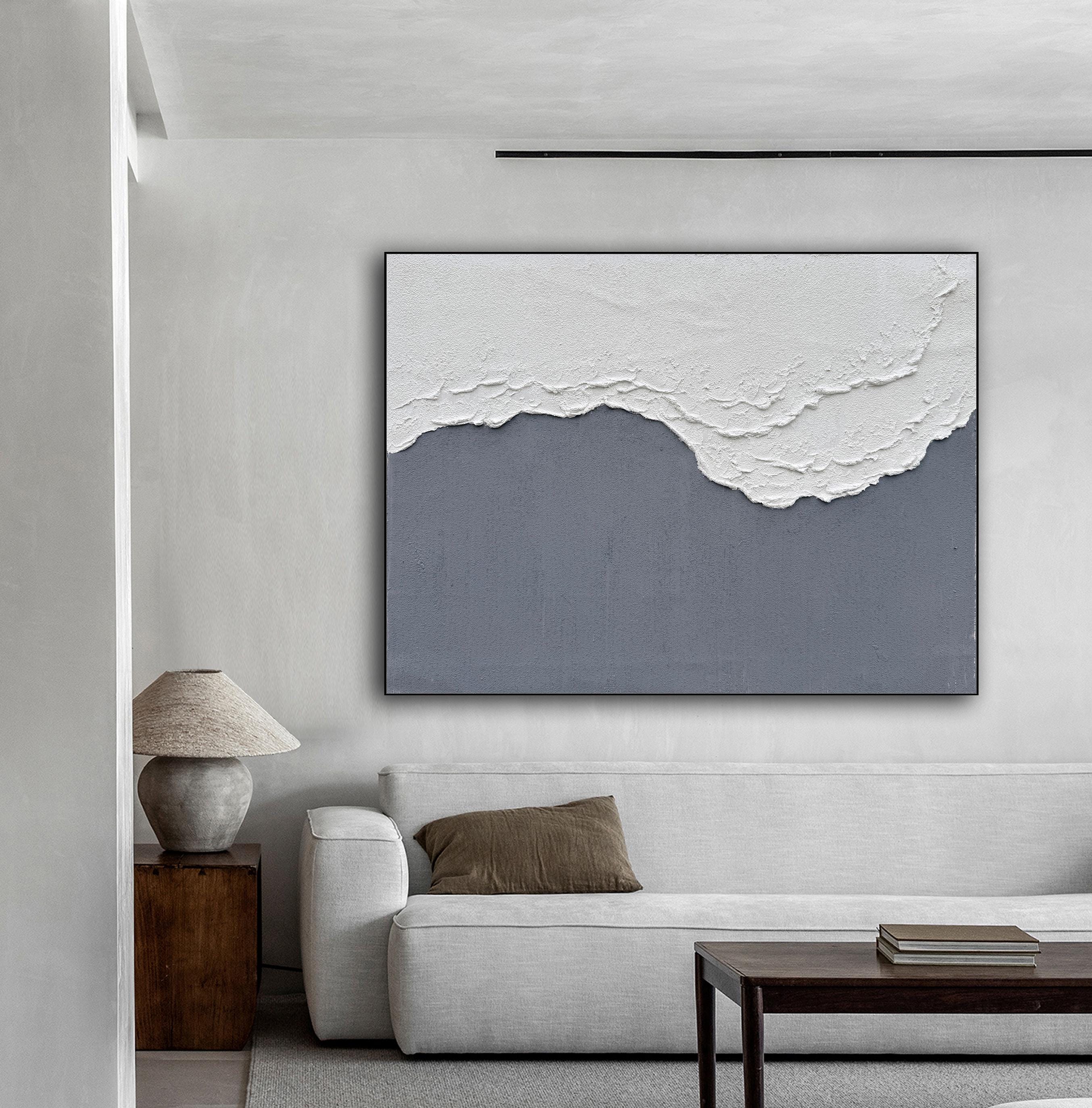 Wabi Sabi Textured Wall Art, Minimalist Neutral Abstract Painting ...