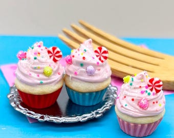 Silicone Mold // Dollhouse Miniature Cupcake Mold // Choose 1/12 or 1/6 Scale