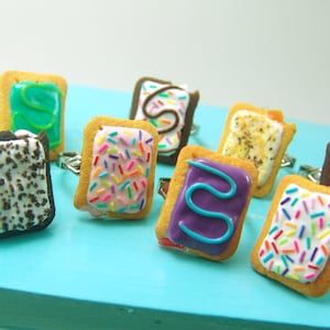 Food Ring // Miniature Breakfast Pastry Ring, Choose Your Flavor // Adjustable Ring // MADE TO ORDER