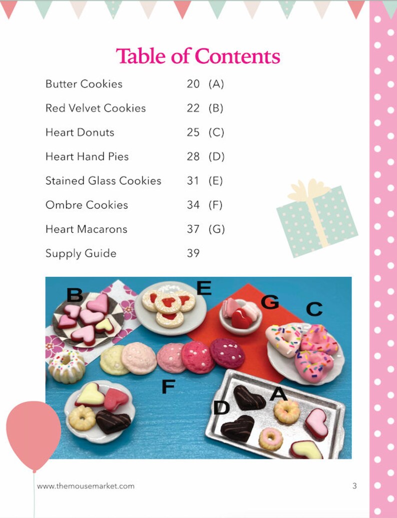 Miniature Tutorial / How to Sculpt Miniature Valentine's Day Cookies ...
