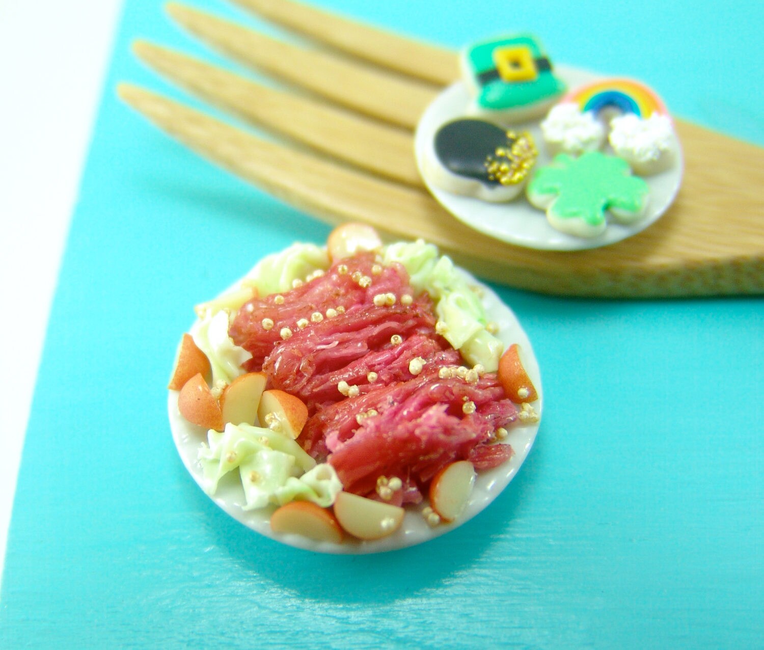 Miniature Tutorial // How to Sculpt St. Patrick's Day Miniature Foods ...
