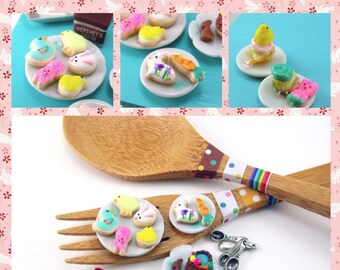 Tutorial em miniatura - Como esculpir biscoitos de Páscoa em miniatura com argila de polímero (eBook tutorial de casa de bonecas, joias de comida)