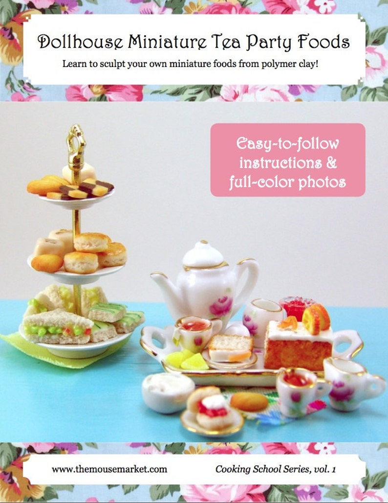 Miniature Food Tutorial - Dollhouse Miniature Tea Party Foods - DIY ...