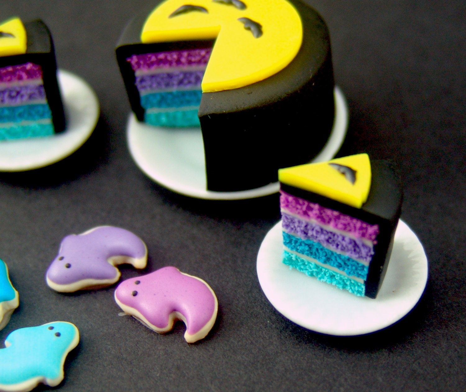 Dollhouse Food Tutorial // Miniature Rainbow Halloween Treats Etsy