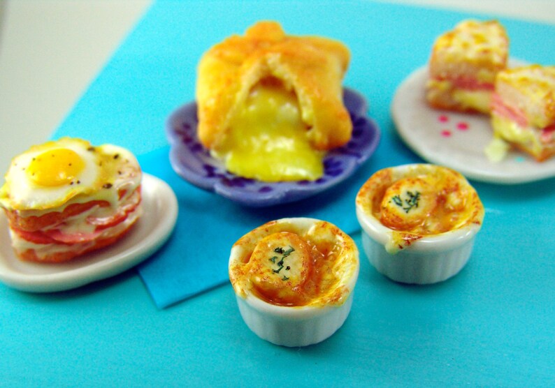 Miniature Tutorial - How to Sculpt Miniature Cheesy Foods From Polymer ...