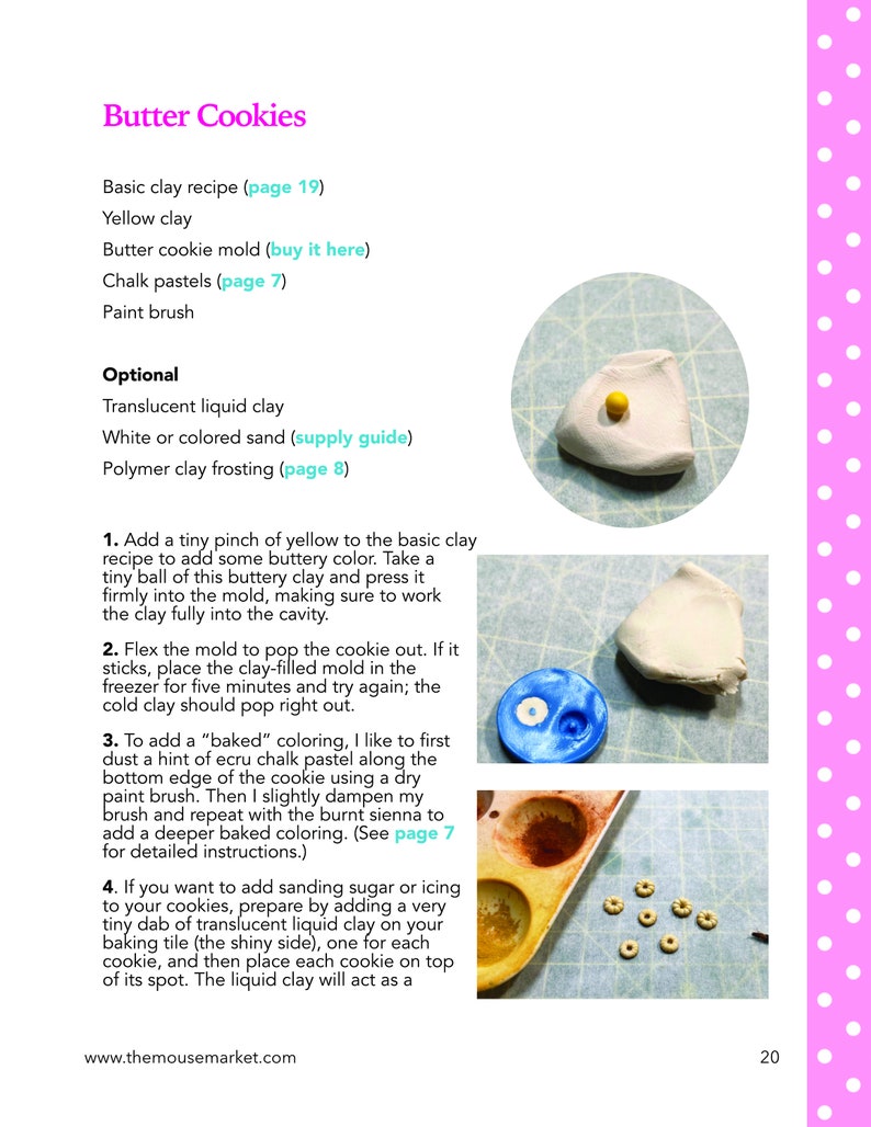 Miniature Tutorial / How to Sculpt Miniature Valentine's Day Cookies ...