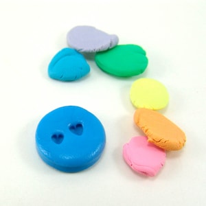 Miniature Dollhouse Konversation Herzen // Mould Flexible Silikon // Polymer Clay Food Miniature Crafts