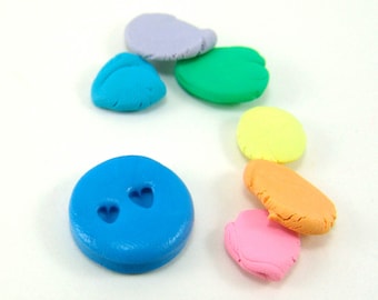 Miniature Dollhouse Conversation Hearts // Mold Flexible Silicone // Polymer Clay Food Miniature Crafts