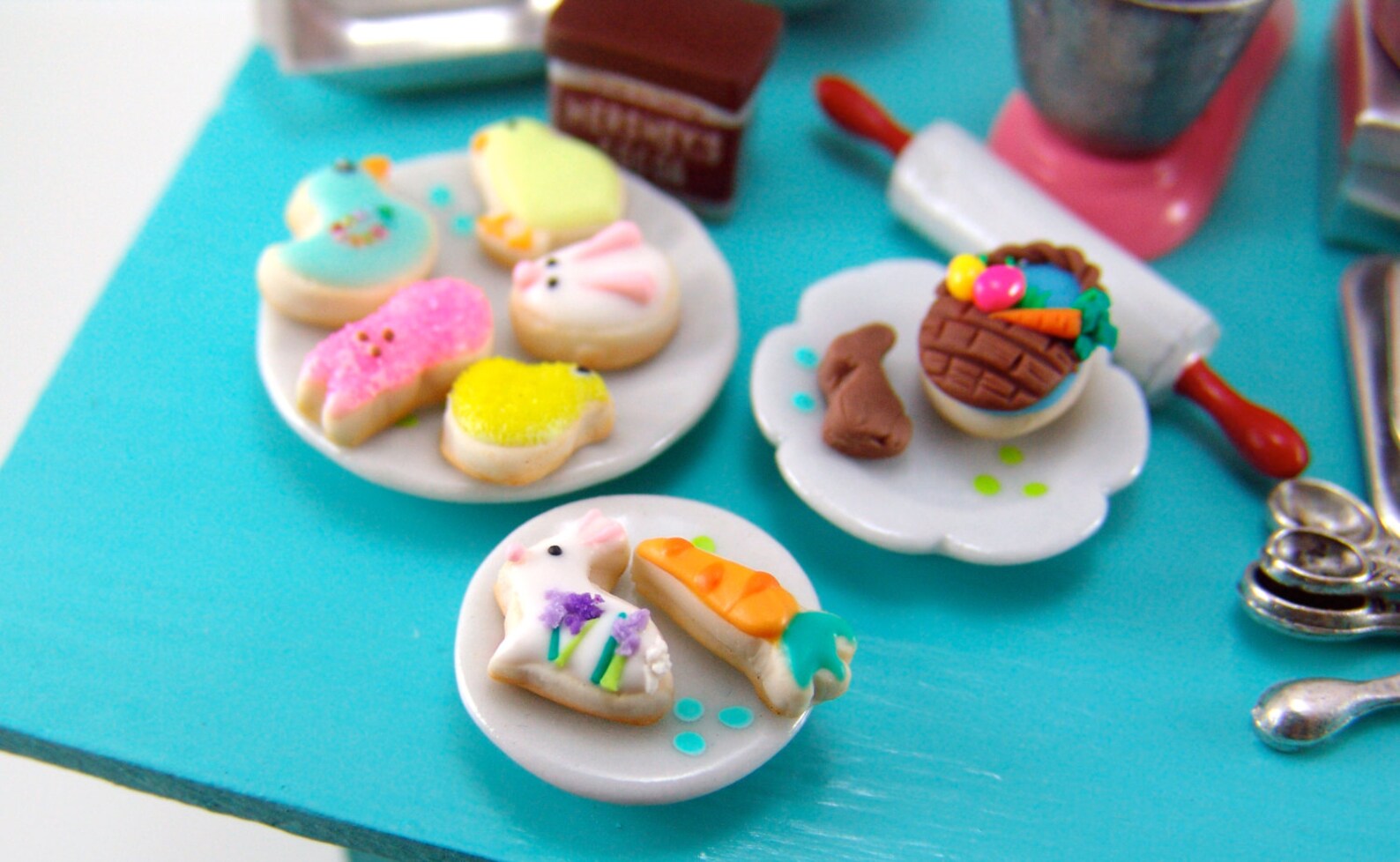 Miniature Tutorial - How to Sculpt Miniature Easter Cookies From ...