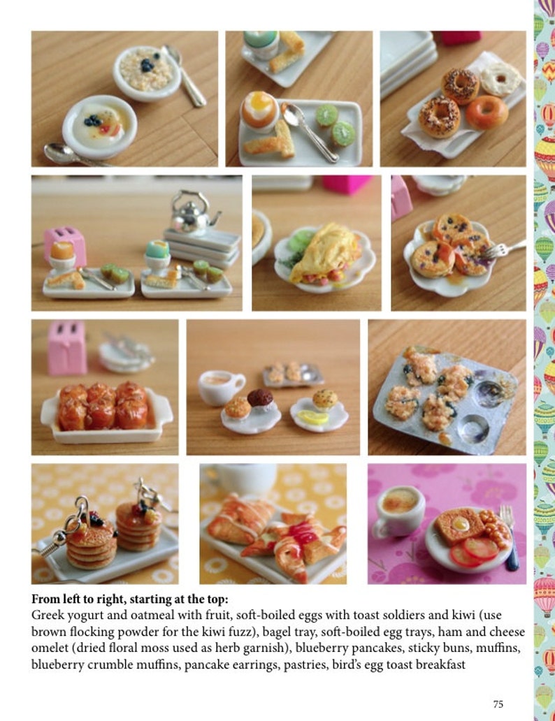 Download Miniature Food Tutorial How to Sculpt Miniature Breakfast | Etsy