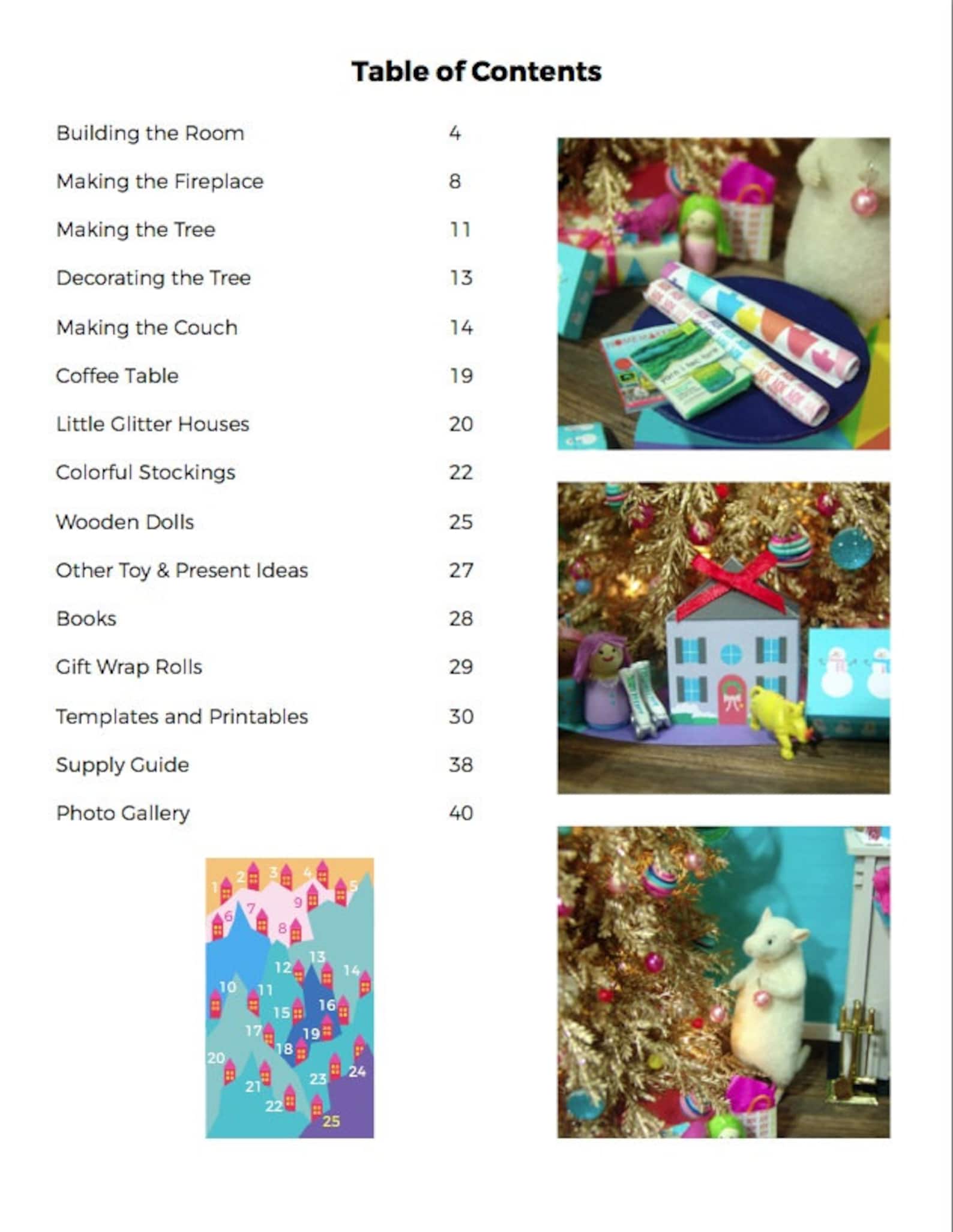 Dollhouse Tutorial Dollhouse Miniature Christmas Room Etsy