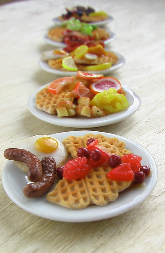 1:12 Scale Miniature Mold // Flexible Silicone Waffle Mold