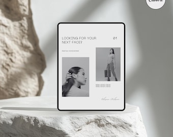 Aesthetic CANVA iPad Mockup, Digital Product Mockups, iPad Mockup, Tablet Mockup, Minimal Aesthetic