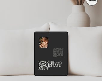Elegant iPad-model, compatibel met canva, digitaal productdisplay