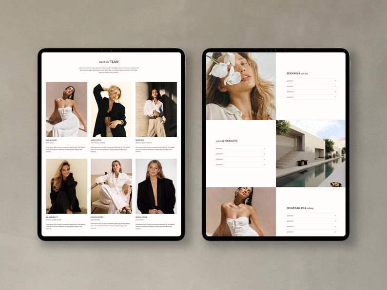 Squarespace Template for Photographers, Coaches, Marketing Agencies | Portfolio & Blog Design | Luxury Website Theme