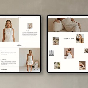 Squarespace Template for Photographers, Coaches, Marketing Agencies | Portfolio & Blog Design | Luxury Website Theme