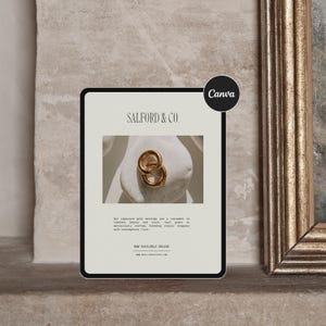 Aesthetic CANVA iPad Mockup, Digital Product Mockups, iPad Mockup, Tablet Mockup, Minimal Aesthetic
