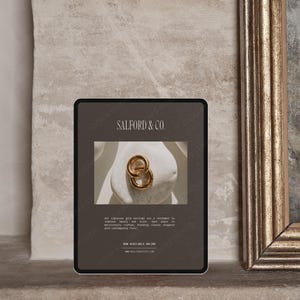 Aesthetic CANVA iPad Mockup, Digital Product Mockups, iPad Mockup, Tablet Mockup, Minimal Aesthetic