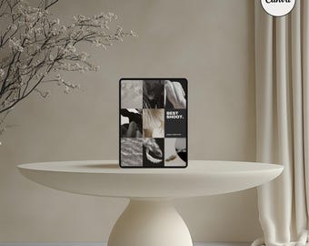 Aesthetic CANVA iPad Mockup, Digital Product Mockups, iPad Mockup, Tablet Mockup, Minimal Aesthetic