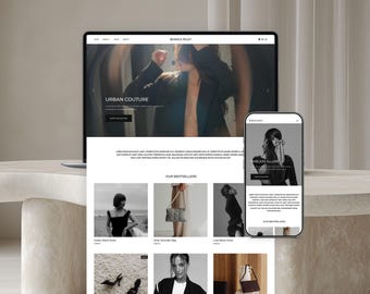 Plantilla de sitio web de Squarespace para comercio electrónico, pequeñas empresas, boutiques, coaches, agencias de marketing, blogs y sitios web de lujo.