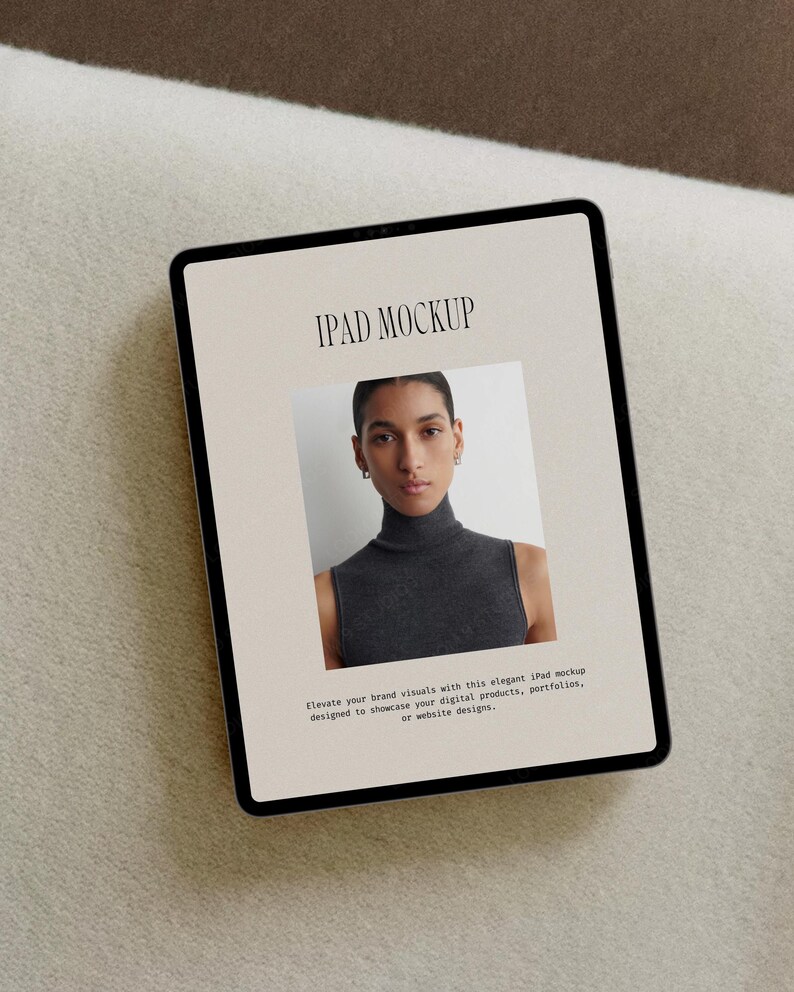 Aesthetic CANVA iPad Mockup, Digital Product Mockups, iPad Mockup, Tablet Mockup, Minimal Aesthetic