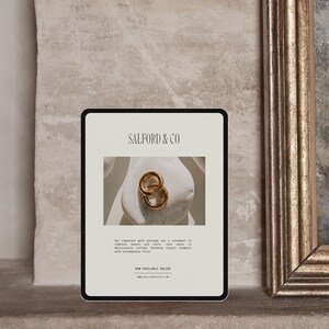 Aesthetic CANVA iPad Mockup, Digital Product Mockups, iPad Mockup, Tablet Mockup, Minimal Aesthetic